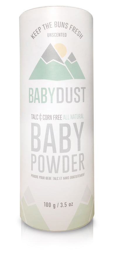 BABYDUST All Natural Talc-Free and Corn-Free Baby Powder