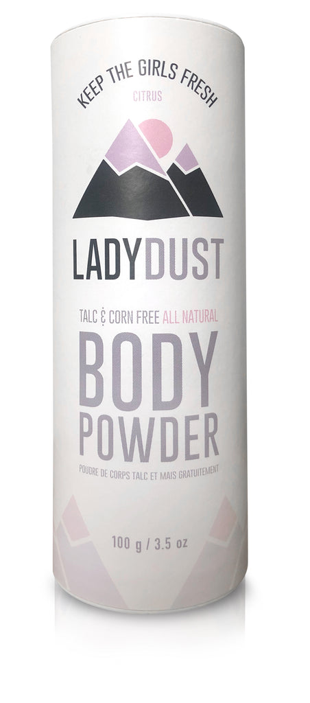 LADYDUST All Natural Talc-Free and Corn-Free Body Powder and Dry Shampoo